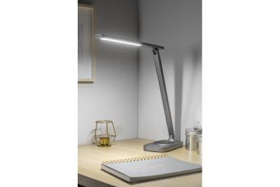 Decor Schreibtischlampe Bressi 8W 450lm AC220-240V 3-CCT kabelloses Laden USB PF>0 5 RA>80 Grau 1208962480