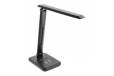 Decor IZUKA LED-Schreibtischlampe 6W 400lm AC220-240V 50/60Hz CCT induktives Ladegerät schwarz 1208962497