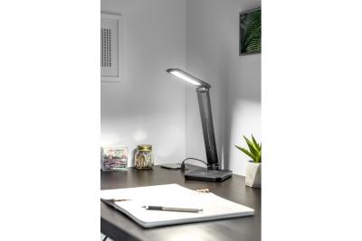 Decor IZUKA LED-Schreibtischlampe 6W 400lm AC220-240V 50/60Hz CCT induktives Ladegerät schwarz 1208962497