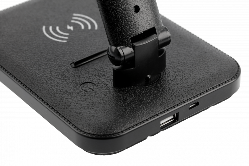 Decor IZUKA LED-Schreibtischlampe 6W 400lm AC220-240V 50/60Hz CCT induktives Ladegerät schwarz 1208962497