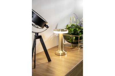 Decor Monum Schreibtischlampe 3W 200lm DC 5V 1A 3000 K 3 St. Dimmen Batterie 1800 mAh gold 1208962505