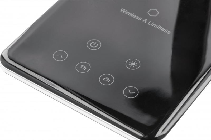 Decor Schreibtischlampe Tritton 6W 340lm AC220-240V 4-CCT Wireless Charging USB PF>0 5 RA>80 schwarz 1208962518