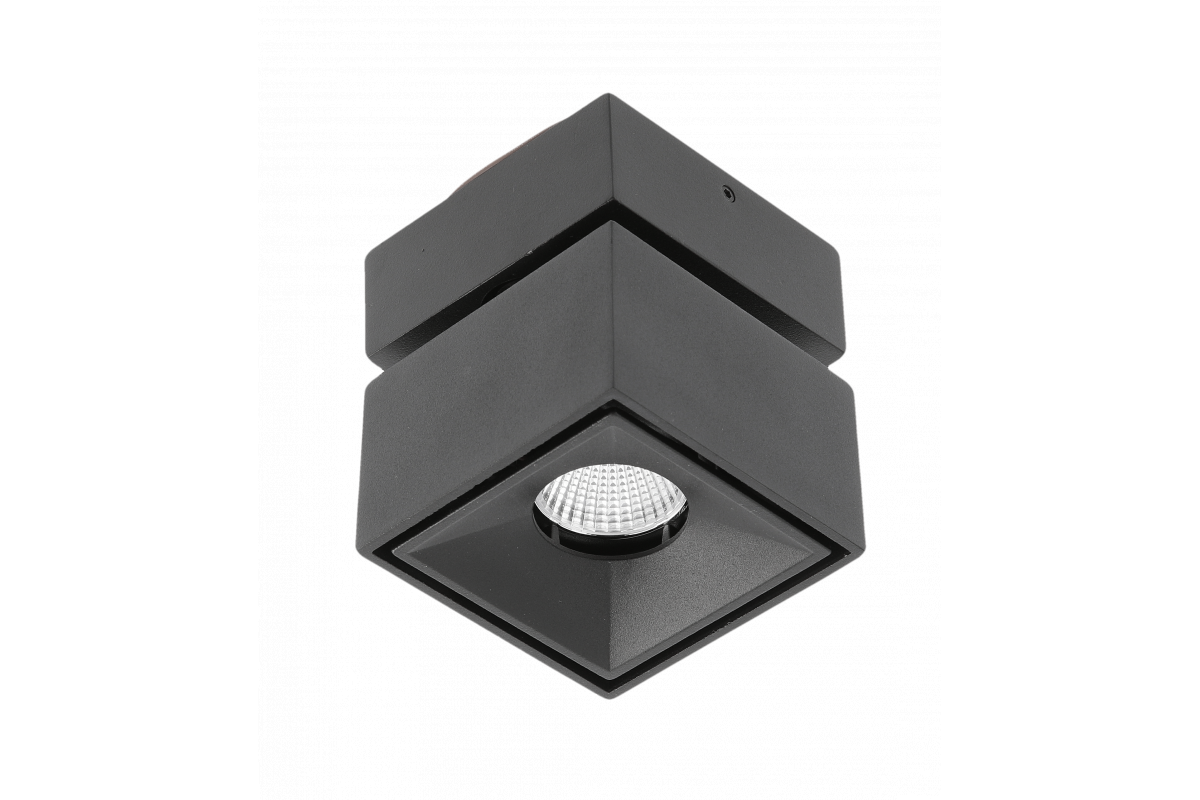 Decor LED-Leuchte BIANCO 8W 680lm AC220-240V 50/60 Hz PF>0 9 Ra≥80 IP20 IK06 36° 4000K quadratisch schwarz 1208962670