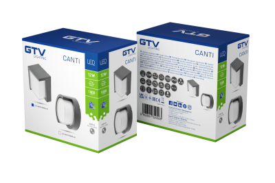 Decor Fassadenleuchte CANTI LED 12W 1000lm AC220-240V 50 / 60Hz IP65 4000K 1208962697