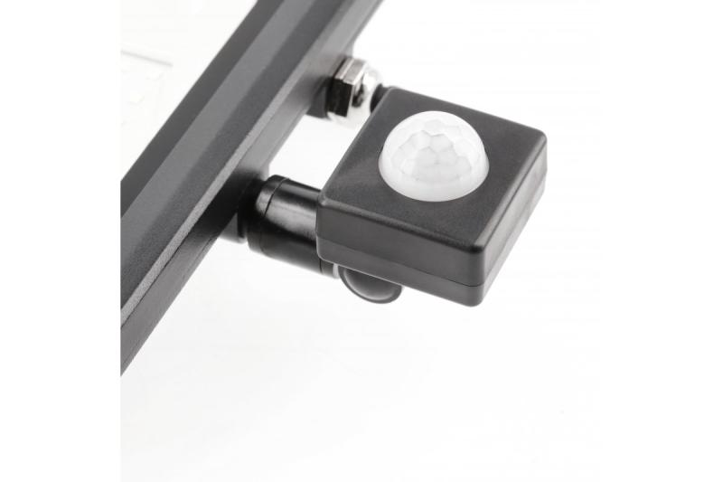 LED-Flutlicht iNEXT mit Bewegungssensor 30 W 2400 lm, PF>0,9, RA>80, IP65, 120°, 6400 K, schwarzes Gehäuse 1208962860