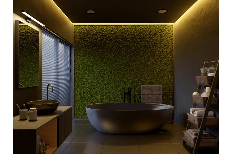 Decor LED-Leuchte Catania 400mm 8W AC220-240V 50/60Hz 4000K IP44 RA >80 640lm Schwarz 1208962884