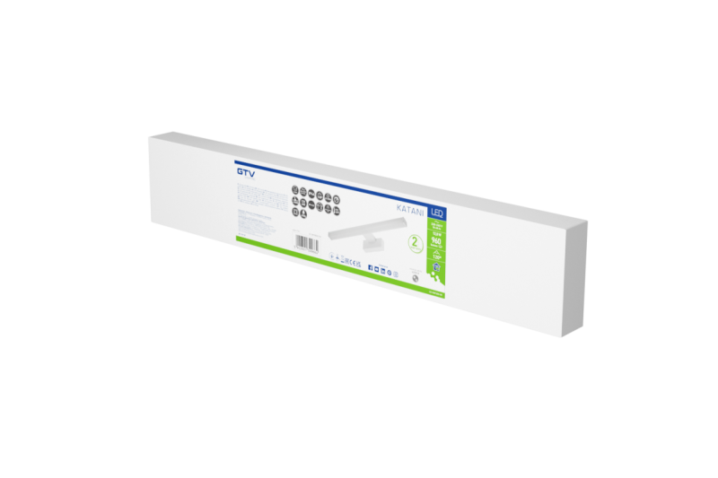 Decor LED-Leuchte Catania 600mm 12W AC220-240V 50/60Hz 4000K IP44 RA >80 960lm Weiß 1208962885