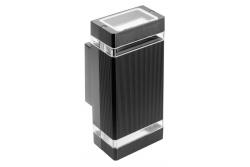 Decor Wandleuchte in zwei Richtungen NESSA GU10 MAX.2x50W IP54 AC220-240V 50/60Hz schwarz 1208963007