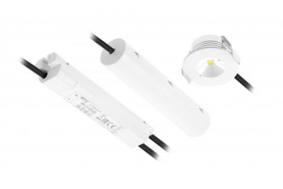 OMAHA-3 LED Notlampe, 3W, 300lm, AC220-240V, 50-60Hz, IP20, 3h, 6400K, Einzweck, TESTKNOPF 1208963024