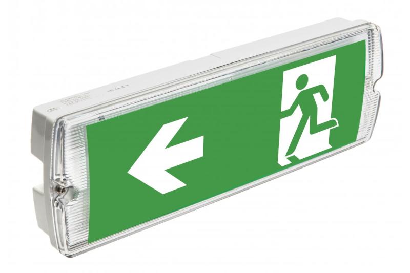 LED-Notbeleuchtung SAHER-3 LED DUO, 3W, 300lm, AC220-240V, 50-60Hz, IP65, 3h, 6400K 1208963123