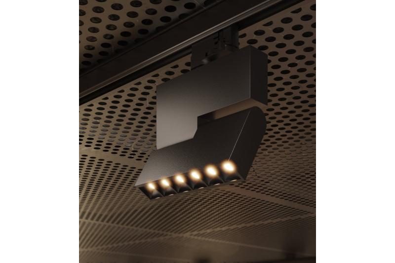 Decor LED-Leuchte SIERRA 18W 1620lm AC220-240V 50/60 Hz PF>0,9 Ra≥80 IP20 IK08 4000K 48° schwarz 1208963168