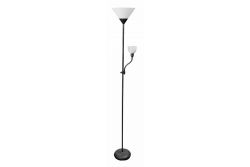 Decor Stehlampe BENFICA 2 max 60W-E27 max 40W-E14 AC220-240V 50/60Hz schwarz 1208963346