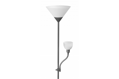 Decor Stehlampe BENFICA 2 max 60W - E27 max 40W - E14 AC220-240V 50/60Hz grau 1208963347