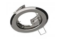 Decor Deckenstrahler PARMA II IP20 rund schwarz verchromt 1208963753