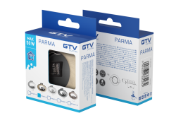 Decor PARMA Deckenspot-Leuchte IP20 rund Edelstahl TYP 2114 1208963764
