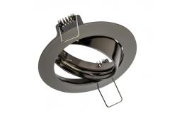 Decor PORTO-K Deckenspot-Leuchte IP20 rund schwarz verchromt winkelverstellbar TYP 5515 1208963781