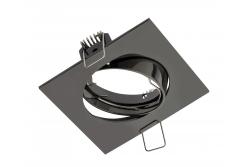 Decor PORTO-K Deckenstrahler Leuchte IP20 quadratisch schwarz verchromt winkelverstellbar TYP DT10 1208963785