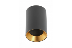 Decor Deckenleuchte AERO Aluminium 70x100mm IP20 max. 20W rund schwarz 1208963807