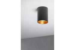Decor Deckenleuchte AERO Aluminium 70x100mm IP20 max. 20W rund schwarz 1208963807