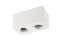 Decor Deckenleuchte AVEIRO DUO Aluminium 160x80x85mm IP20 max 20W*2 quadratisch weiß 1208963825