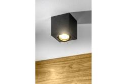Decor Deckenleuchte AVEIRO Aluminium 80x80x85mm IP20 max 20W quadratisch schwarz 1208963828