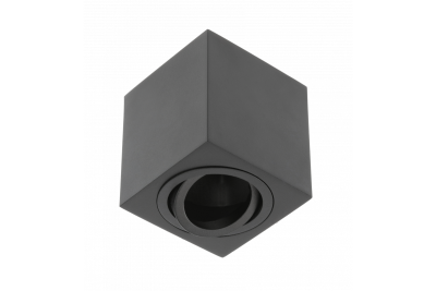 Decor Deckenleuchte AVEIRO Aluminium 80x80x85mm IP20 max 20W quadratisch schwarz 1208963828