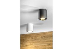 Decor Deckenleuchte AVEIRO Aluminium 80x85mm IP20 max 20W rund schwarz 1208963830