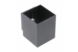 Decor Wandbefestigung CAMPIONE Aluminium G9 IP20 max. 40W IP20 quadratisch schwarz 1208963849