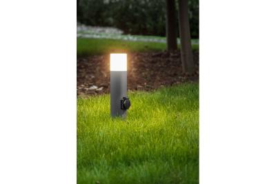Decor CORTA-P 40 Gartenlampe E27 MAX.25W IP44 AC220-240V 50-60Hz Steckdose max. 3000W Poller Graphit 1208963861