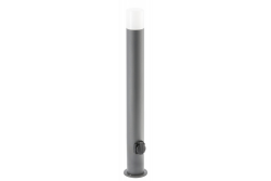 Decor CORTA-P 80 Gartenlampe E27 MAX.25W IP44 AC220-240V 50-60Hz Steckdose max. 3000W Poller Graphit 1208963864