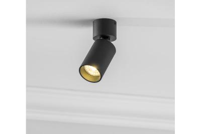 Decor Deckenleuchte FARGO MINI Aluminium 56x150mm IP20 max 20W rund schwarz 1208963877