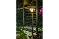 Decor Gartenleuchte GRANDE-P E27 MAX.60W IP54 AC220-240V 50-60Hz Pfosten schwarz 1208963883