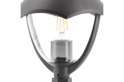 Decor Gartenleuchte GRANDE-P 31 E27 MAX.60W IP54 AC220-240V 50-60Hz Pfosten schwarz 1208963886