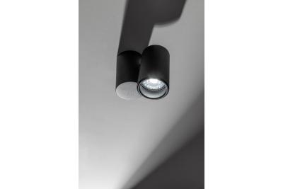 Decor Deckenleuchte LUPO Aluminium 11,6x5,6x11,5 IP20 1*GU10 max. 50W rund schwarz 1208963928