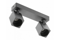 Decor Deckenleuchte RENO Aluminium IP20 max. 20W*2 Doppelquadrat Schwarz 1208963980