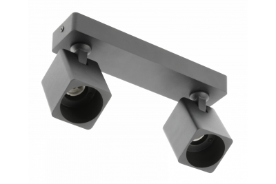 Decor Deckenleuchte RENO Aluminium IP20 max. 20W*2 Doppelquadrat Schwarz 1208963980