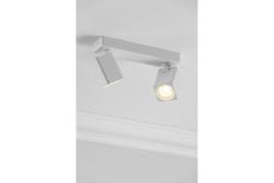 Decor Deckenleuchte RENO Aluminium IP20 max. 20W*2 Doppelquadrat Weiß 1208963981