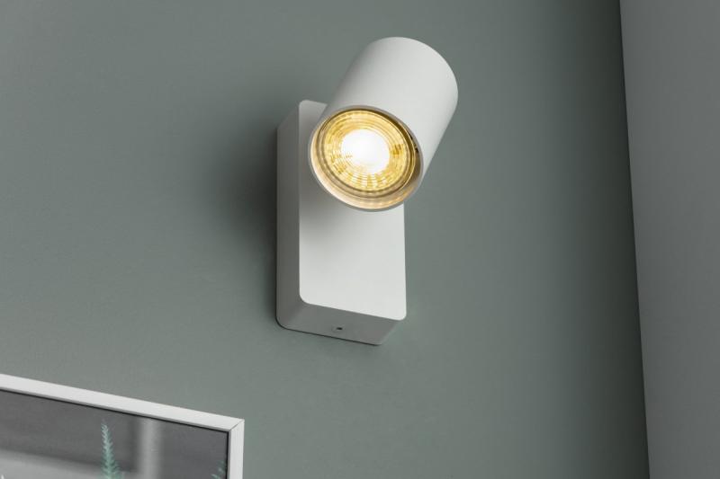 Decor Wandbefestigung SANTO Aluminium IP20 max. 20W einzeln rund weiß 1208963994