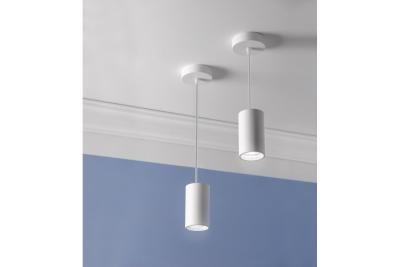 Decor Lampenoberfläche montiert SENSA MINI Aluminium 64X115 IP20 max 50W rundes weißes Gehäuse. 1208964012
