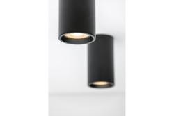 Decor Lampenoberfläche montiert SENSA MINI Aluminium 64x115 IP20 max 50W rundes schwarzes Gehäuse 1208964013