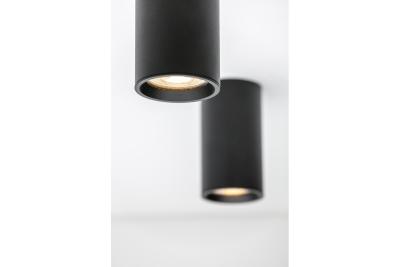 Decor Lampenoberfläche montiert SENSA MINI Aluminium 64x115 IP20 max 50W rundes schwarzes Gehäuse 1208964013