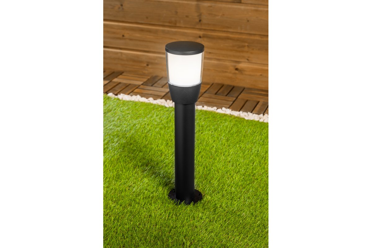 Decor Gartenleuchte TORO-P 50 E27 MAX.15W IP54 AC220-240V 50-60Hz Pfosten schwarz 1208964024