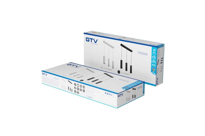 Decor TRESOS Pendelleuchte 3xGU10 Aluminium IP20 max. 3x20W 1208964028