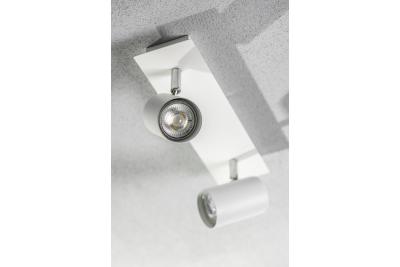Decor Deckenleuchte VENETO IP20 max. 20W 2 x GU10 rund weiß 1208964037