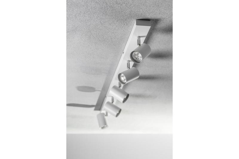 Decor Deckenleuchte VENETO IP20 max. 20W 5 x GU10 rund weiß 1208964043