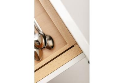 Decor Cutle Besteckkästen Verstellbares Einsatzstück für 400-600mm Schränke Farbe Buche 1208966289