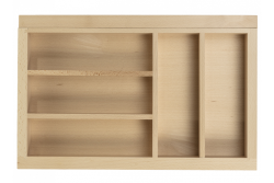 Decor Cutle Besteckkasten Verstellbares Besteckregal Farbe Buche 1208966290
