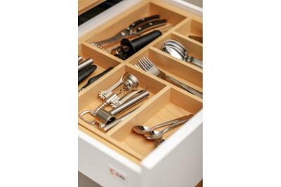 Dekor Cutle Besteckeinsätze Küche Verstellbarer Einsatz für 600-1000mm Schränke 1208966291