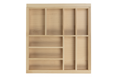 Decor Cutle Besteckkästen Küche Verstellbarer Besteck-Organizer 1208966292