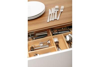 Decor Cutle Besteckkästen Küche Verstellbarer Besteck-Organizer 1208966292